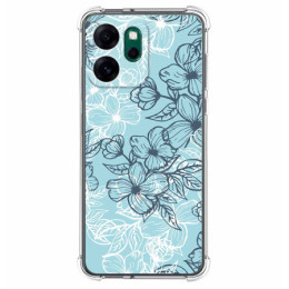 Funda Silicona Antigolpes para Oppo Reno 14 F / 14F 5G diseño Flores 03 Dibujos