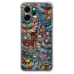 Funda Silicona Antigolpes para Oppo Reno 14 F / 14F 5G diseño Flores 04 Dibujos