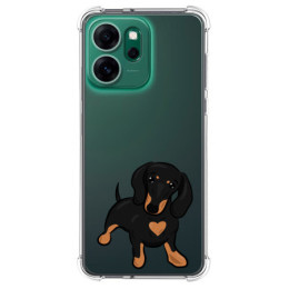Funda Silicona Antigolpes para Oppo Reno 14 F / 14F 5G diseño Perros 04 Dibujos