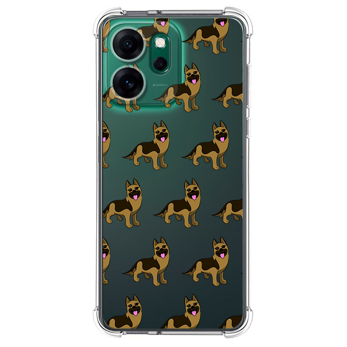 Funda Silicona Antigolpes para Oppo Reno 14 F / 14F 5G diseño Perros 09 Dibujos