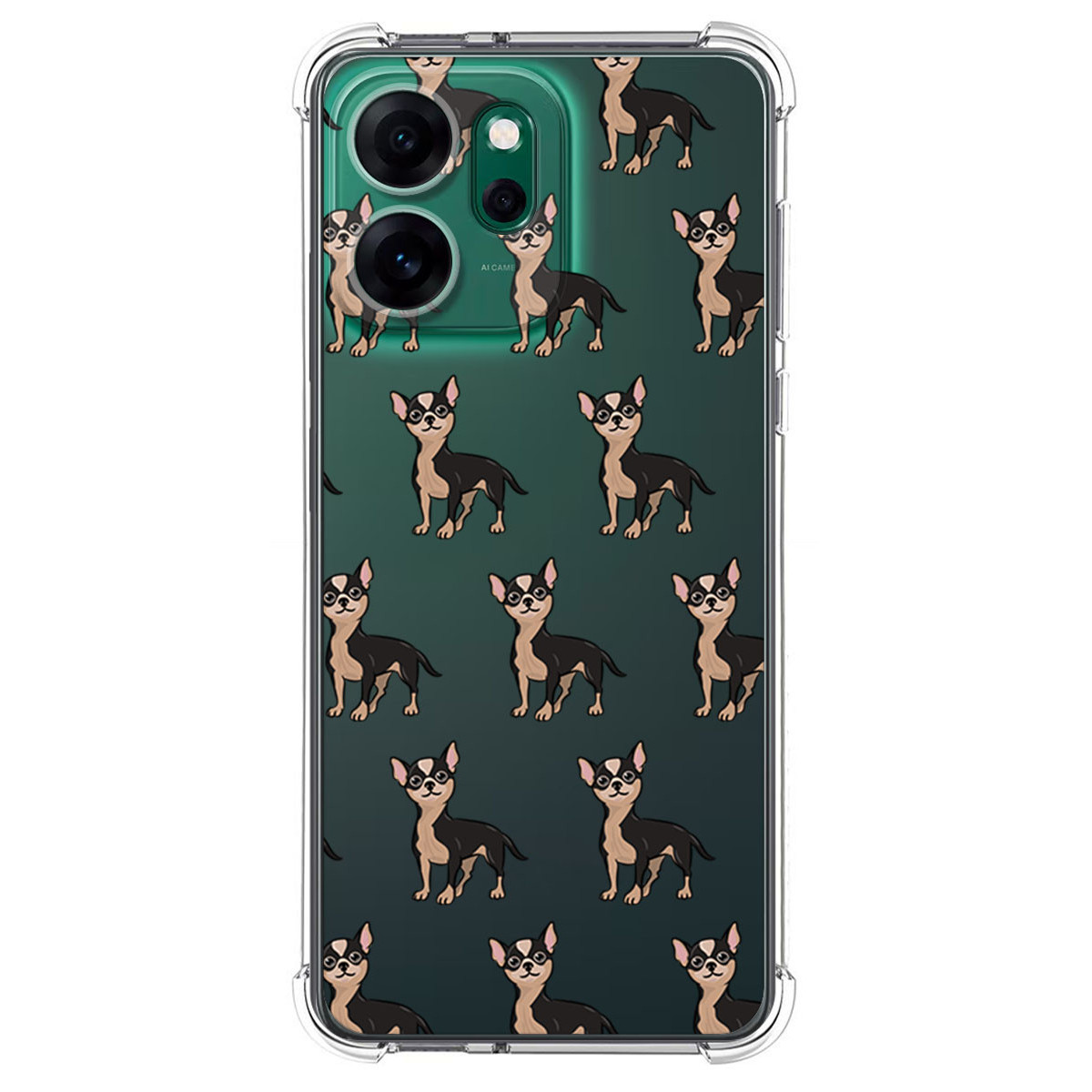 Funda Silicona Antigolpes para Oppo Reno 14 F / 14F 5G diseño Perros 11 Dibujos