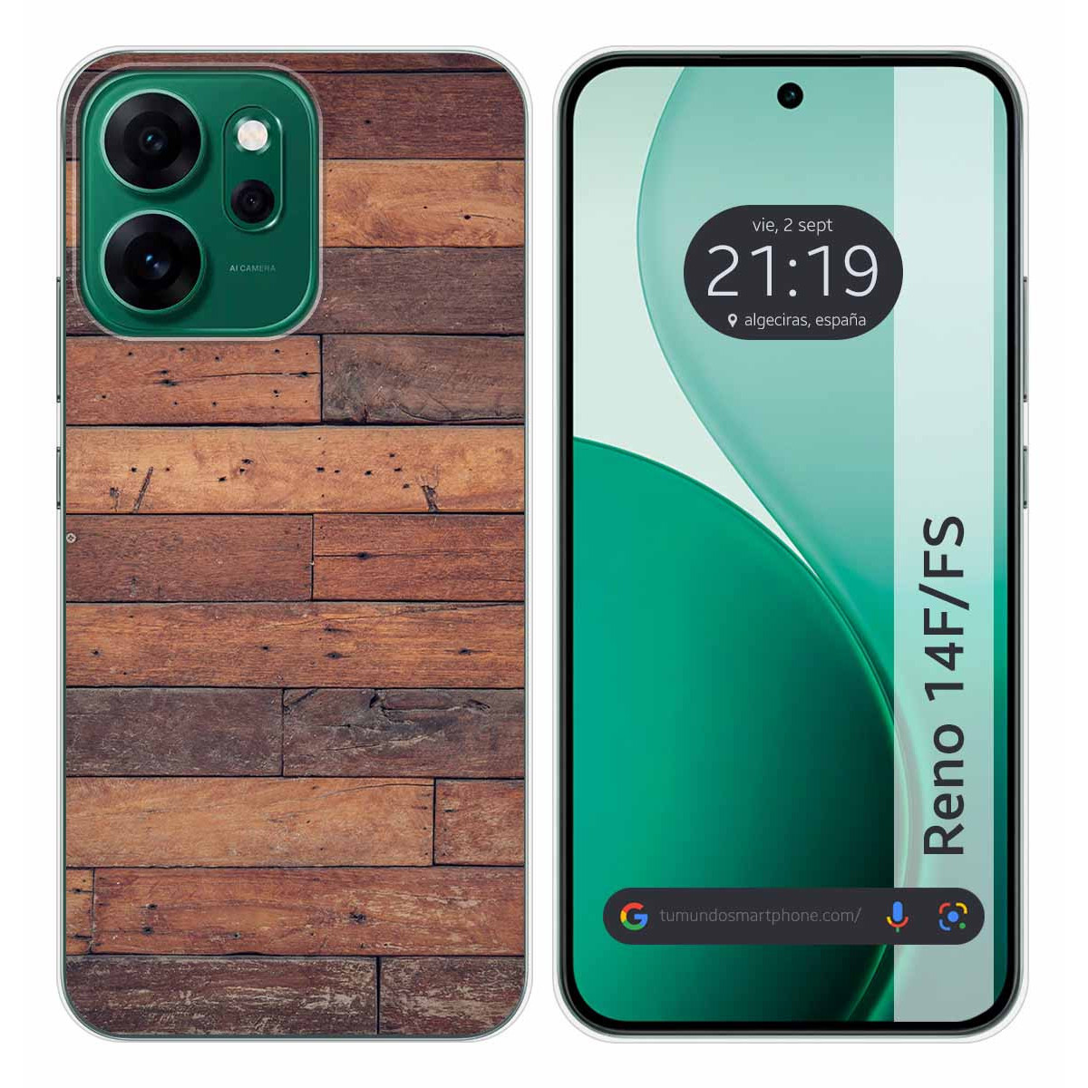 Funda Silicona para Oppo Reno 14 FS / 14FS 5G diseño Madera 03 Dibujos