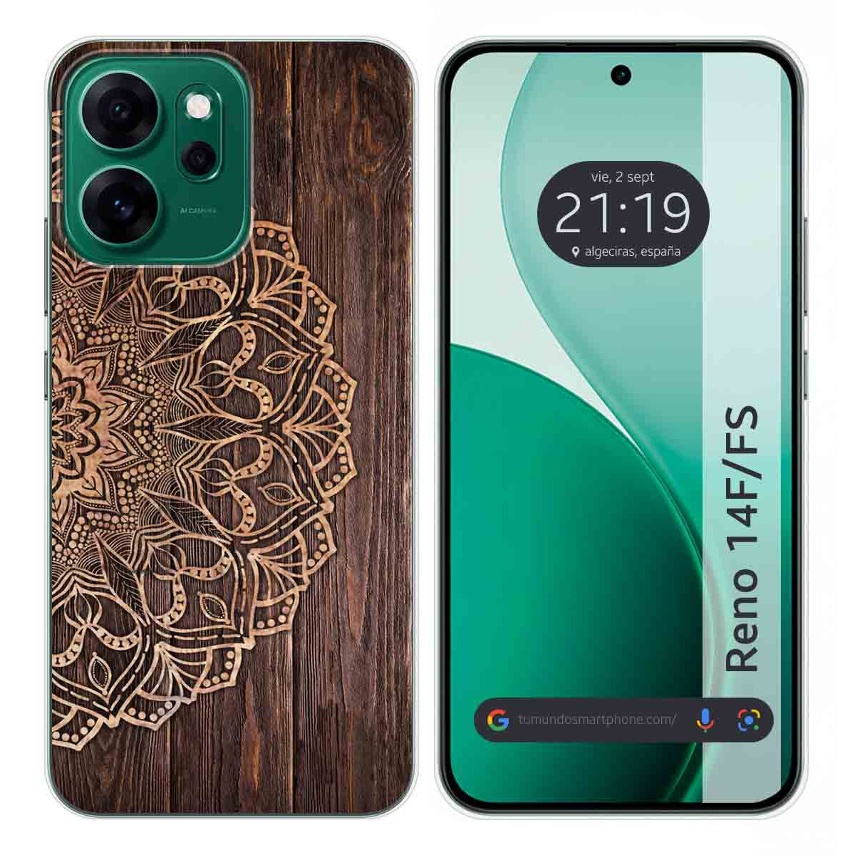 Funda Silicona para Oppo Reno 14 FS / 14FS 5G diseño Madera 06 Dibujos