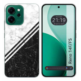 Funda Silicona para Oppo Reno 14 FS / 14FS 5G diseño Mármol 01 Dibujos