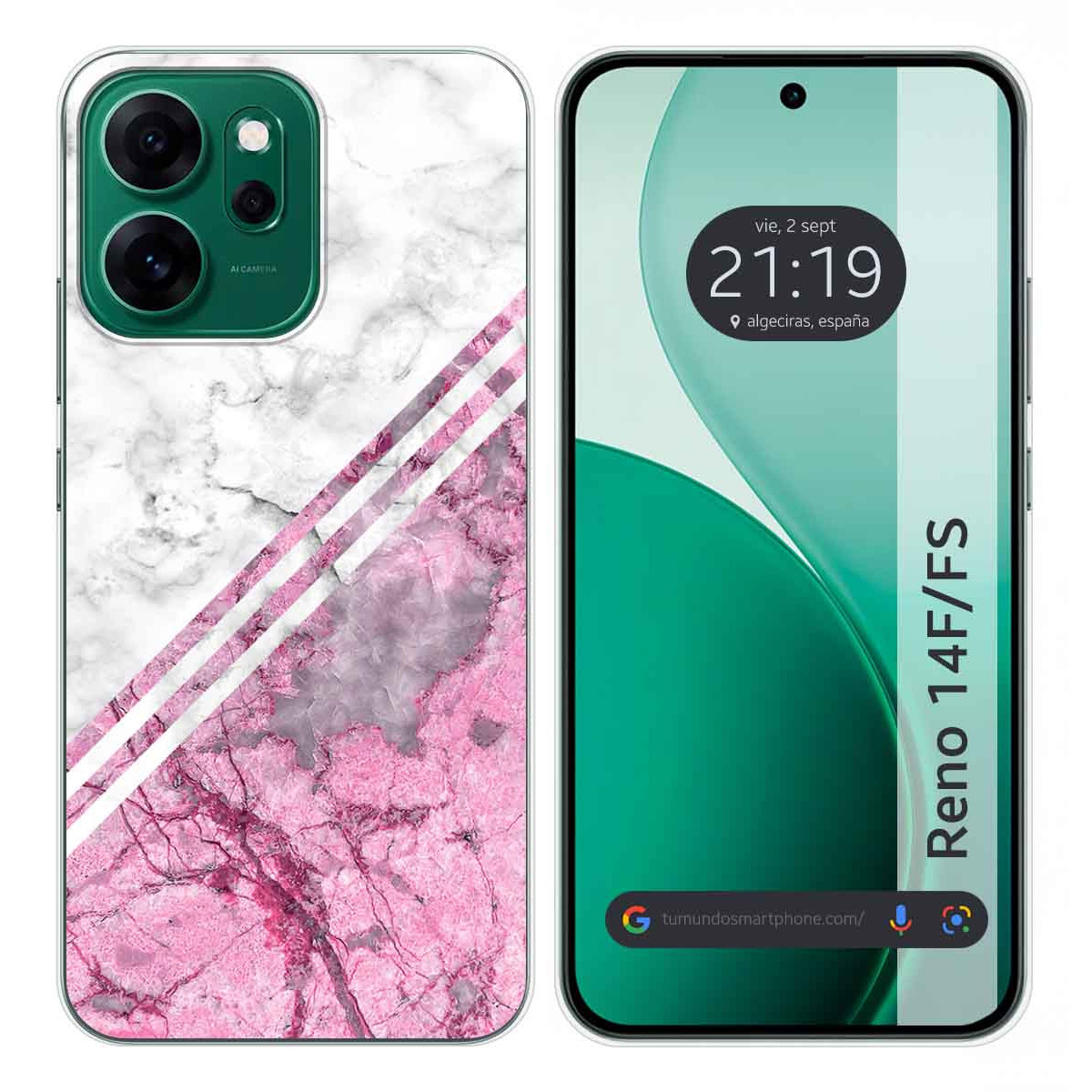 Funda Silicona para Oppo Reno 14 FS / 14FS 5G diseño Mármol 03 Dibujos