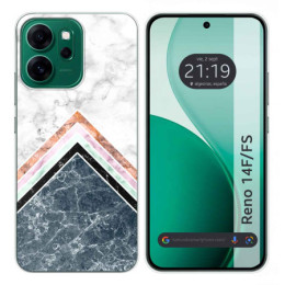 Funda Silicona para Oppo Reno 14 FS / 14FS 5G diseño Mármol 05 Dibujos