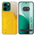 Funda Silicona para Oppo Reno 14 FS / 14FS 5G diseño Cerveza Dibujos