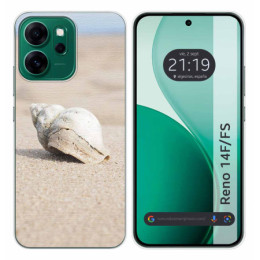 Funda Silicona para Oppo Reno 14 FS / 14FS 5G diseño Concha Dibujos