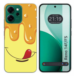 Funda Silicona para Oppo Reno 14 FS / 14FS 5G diseño Helado Vainilla Dibujos