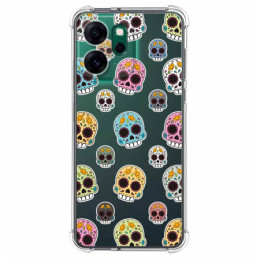 Funda Silicona Antigolpes para Oppo Reno 14 FS / 14FS 5G diseño Catrina Dibujos
