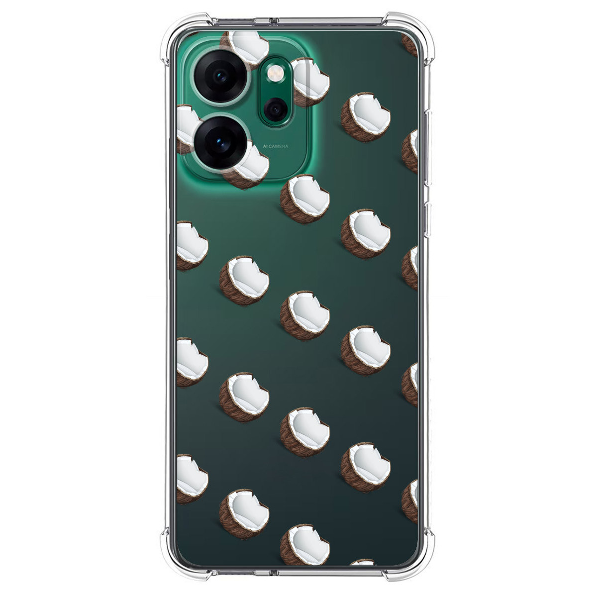 Funda Silicona Antigolpes para Oppo Reno 14 FS / 14FS 5G diseño Cocos Dibujos