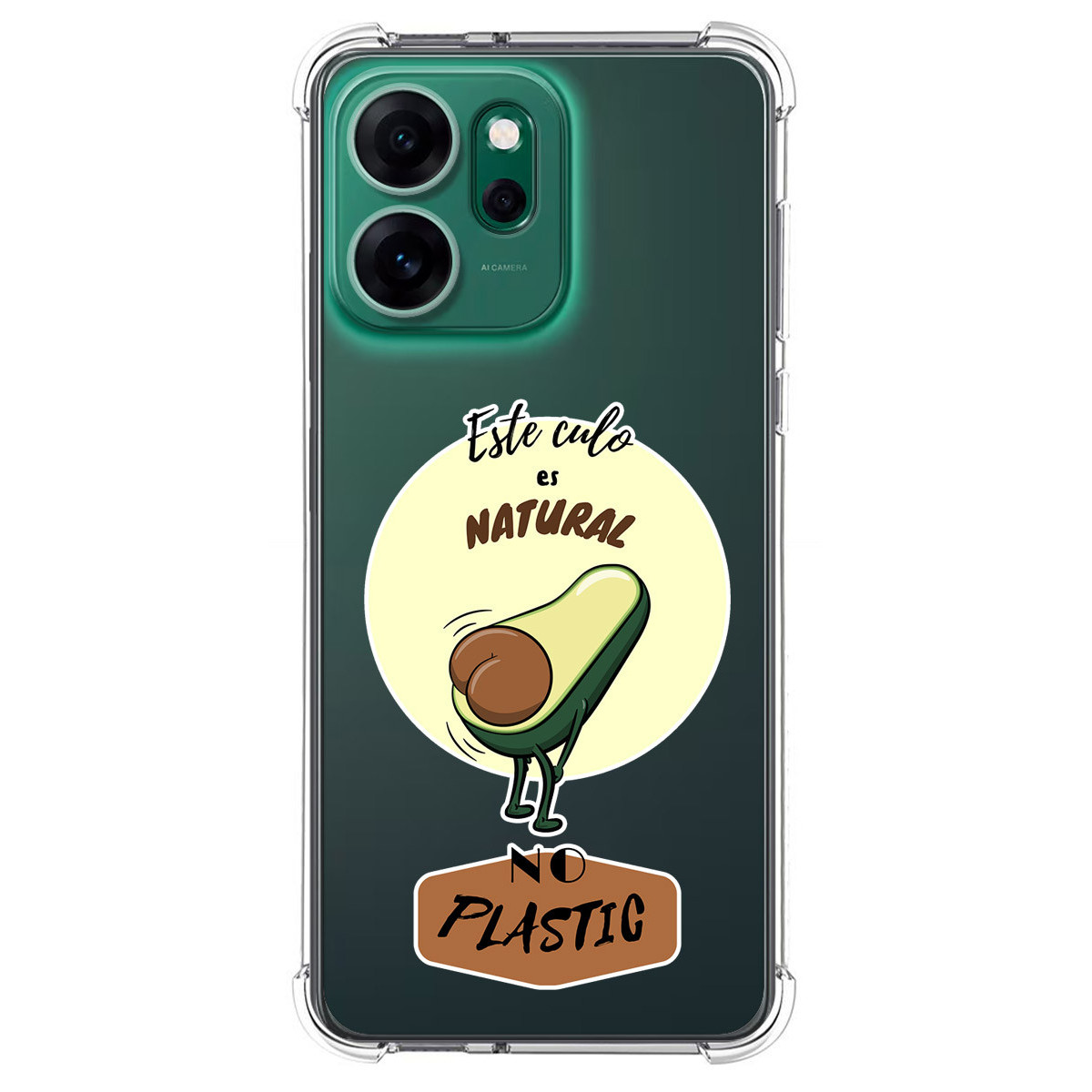 Funda Silicona Antigolpes para Oppo Reno 14 FS / 14FS 5G diseño Culo Natural Dibujos