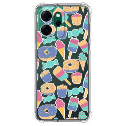 Funda Silicona Antigolpes para Oppo Reno 14 FS / 14FS 5G diseño Dulces 02 Dibujos