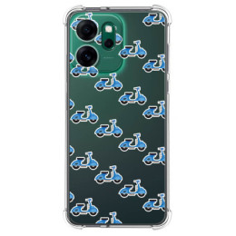 Funda Silicona Antigolpes para Oppo Reno 14 FS / 14FS 5G diseño Scooter Dibujos