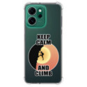 Funda Silicona Antigolpes para Oppo Reno 14 FS / 14FS 5G diseño Hombre Escalada Dibujos