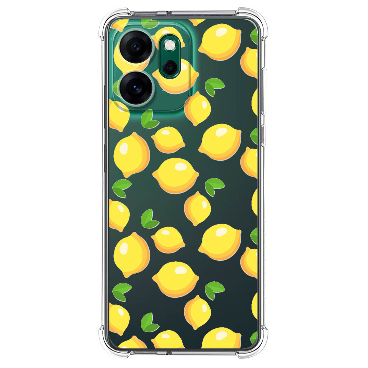 Funda Silicona Antigolpes para Oppo Reno 14 FS / 14FS 5G diseño Limones Dibujos