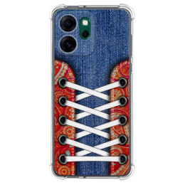 Funda Silicona Antigolpes para Oppo Reno 14 FS / 14FS 5G diseño Zapatillas 11 Dibujos