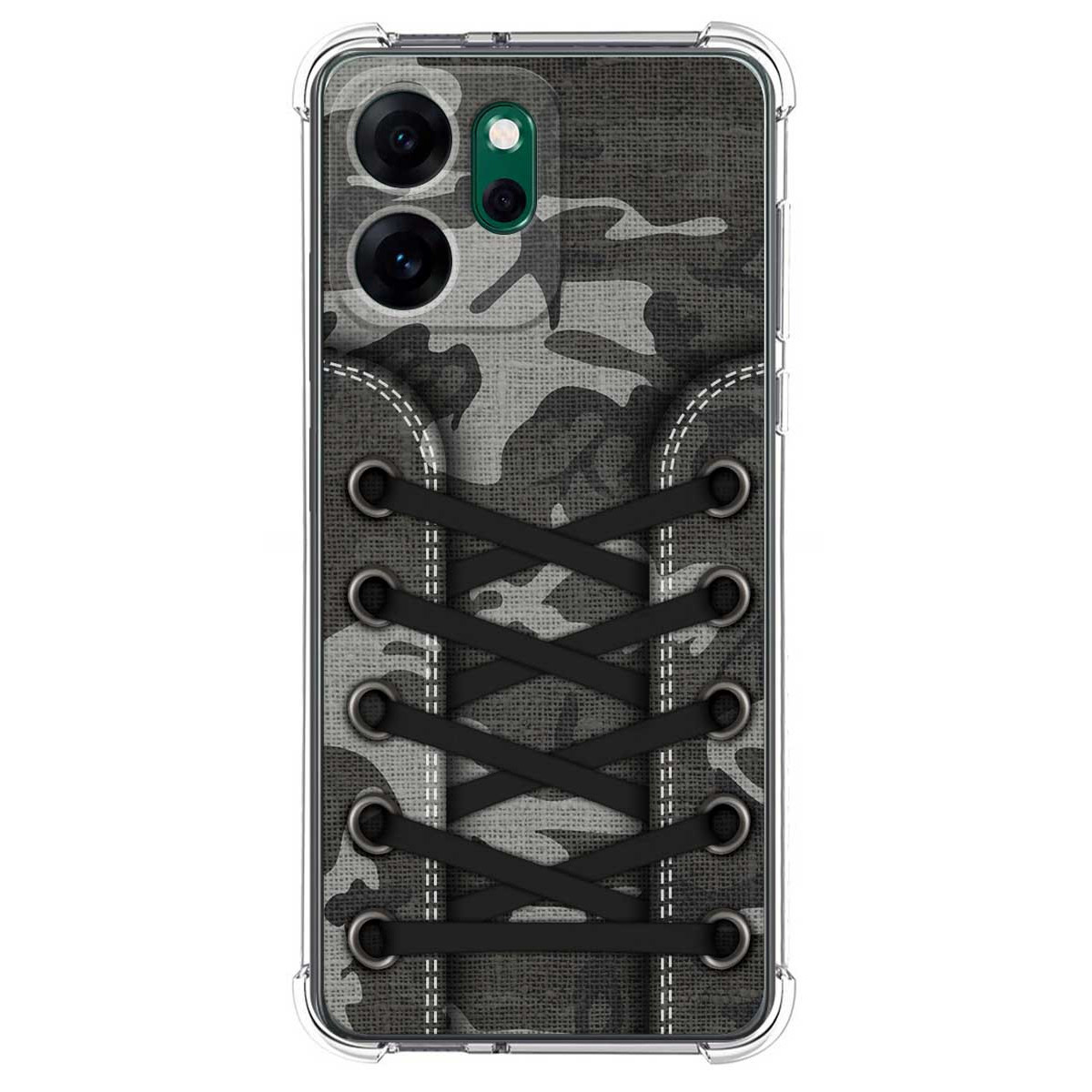 Funda Silicona Antigolpes para Oppo Reno 14 FS / 14FS 5G diseño Zapatillas 15 Dibujos