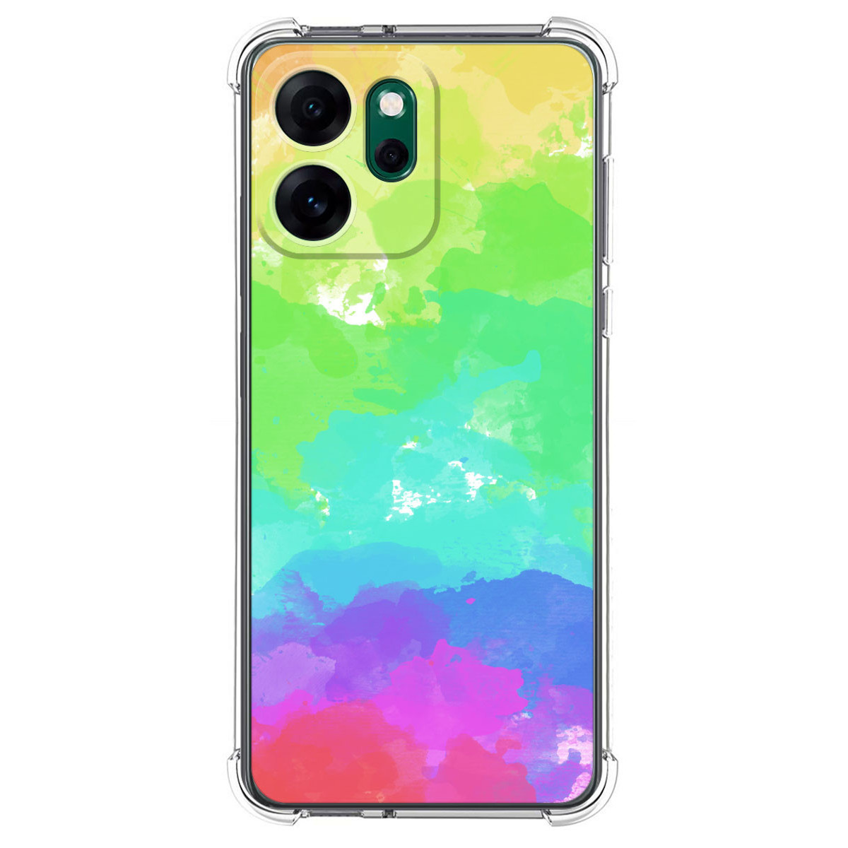 Funda Silicona Antigolpes para Oppo Reno 14 FS / 14FS 5G diseño Acuarela 03 Dibujos