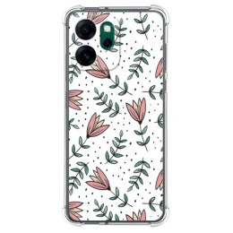 Funda Silicona Antigolpes para Oppo Reno 14 FS / 14FS 5G diseño Flores 01 Dibujos