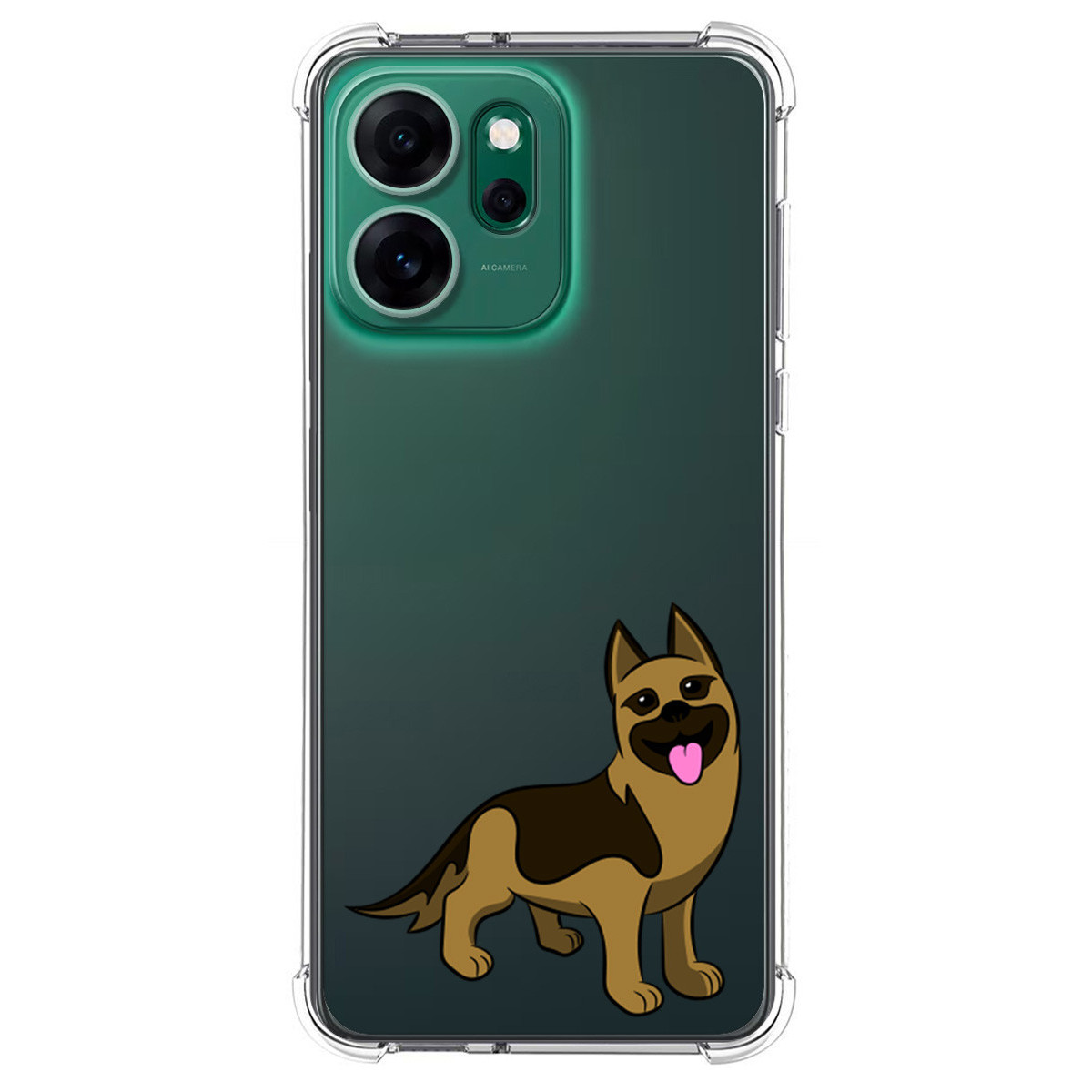 Funda Silicona Antigolpes para Oppo Reno 14 FS / 14FS 5G diseño Perros 03 Dibujos