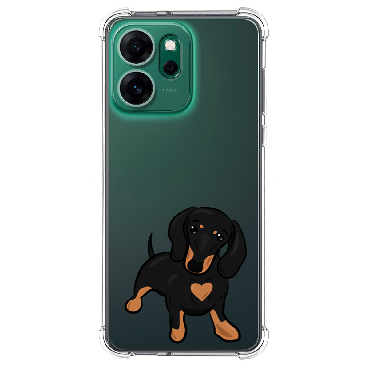 Funda Silicona Antigolpes para Oppo Reno 14 FS / 14FS 5G diseño Perros 04 Dibujos