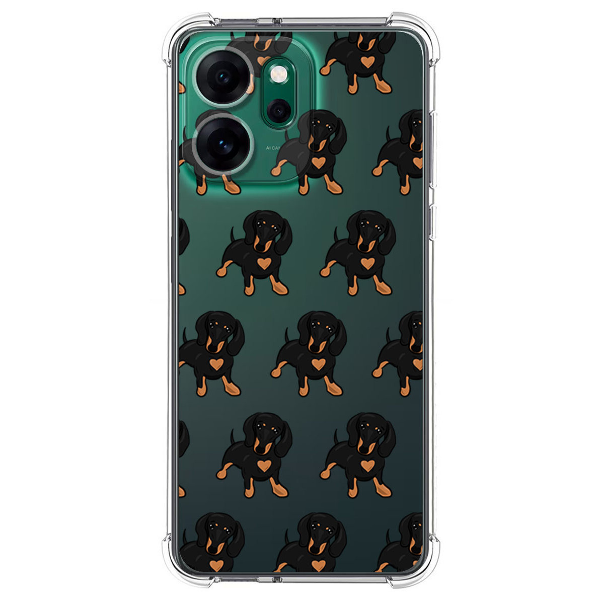 Funda Silicona Antigolpes para Oppo Reno 14 FS / 14FS 5G diseño Perros 10 Dibujos