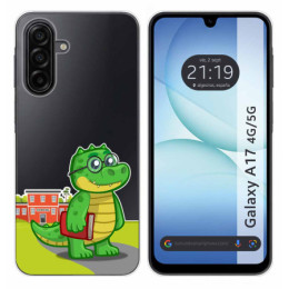 Funda Silicona Transparente para Samsung Galaxy A17 4G / 5G diseño Coco Dibujos