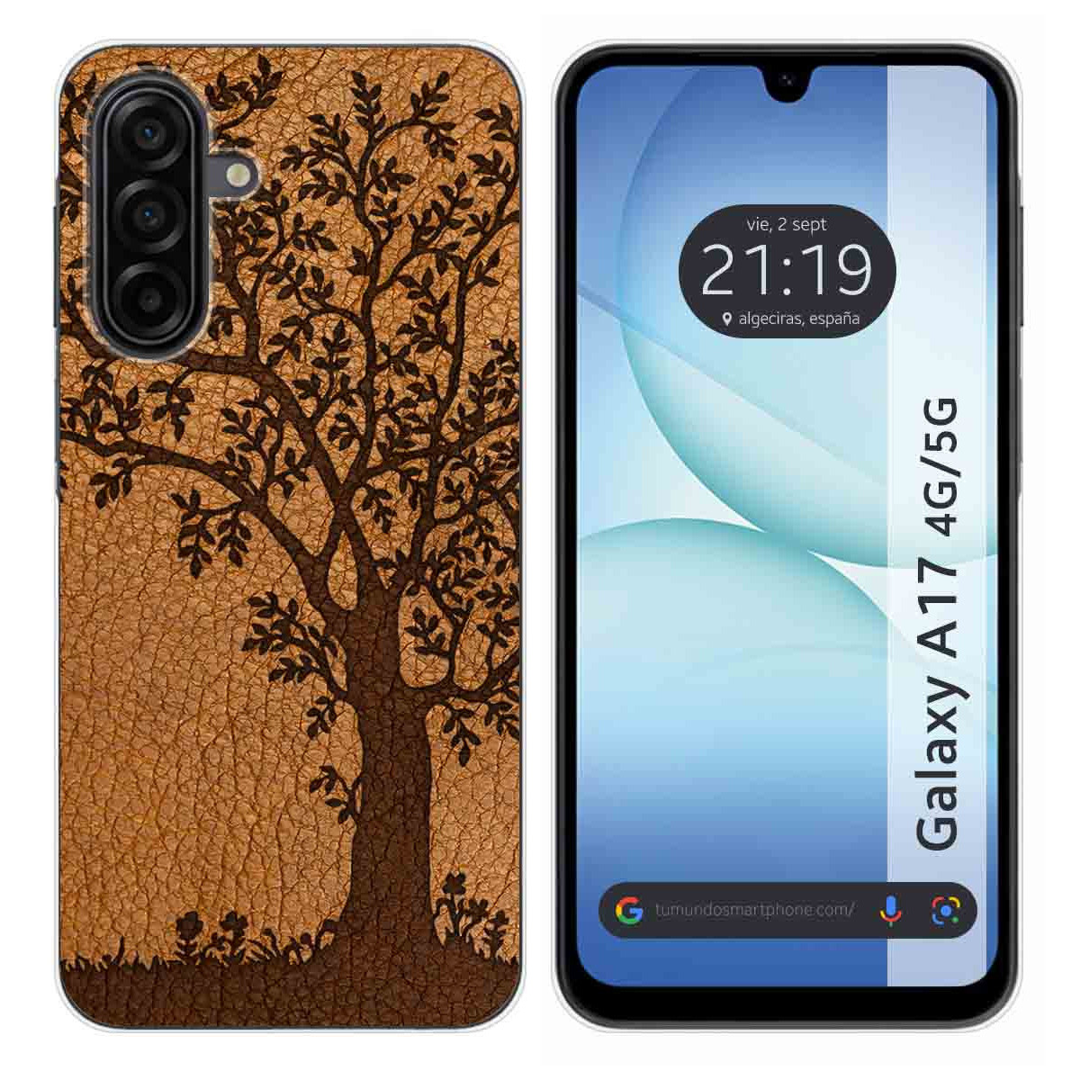 Funda Silicona para Samsung Galaxy A17 4G / 5G diseño Cuero 03 Dibujos