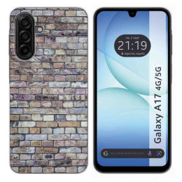 Funda Silicona para Samsung Galaxy A17 4G / 5G diseño Ladrillo 02 Dibujos