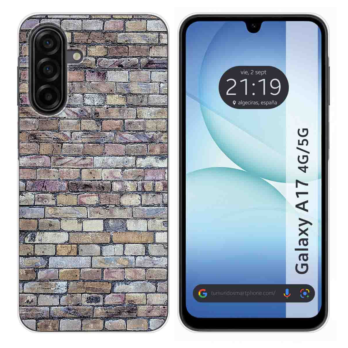Funda Silicona para Samsung Galaxy A17 4G / 5G diseño Ladrillo 02 Dibujos