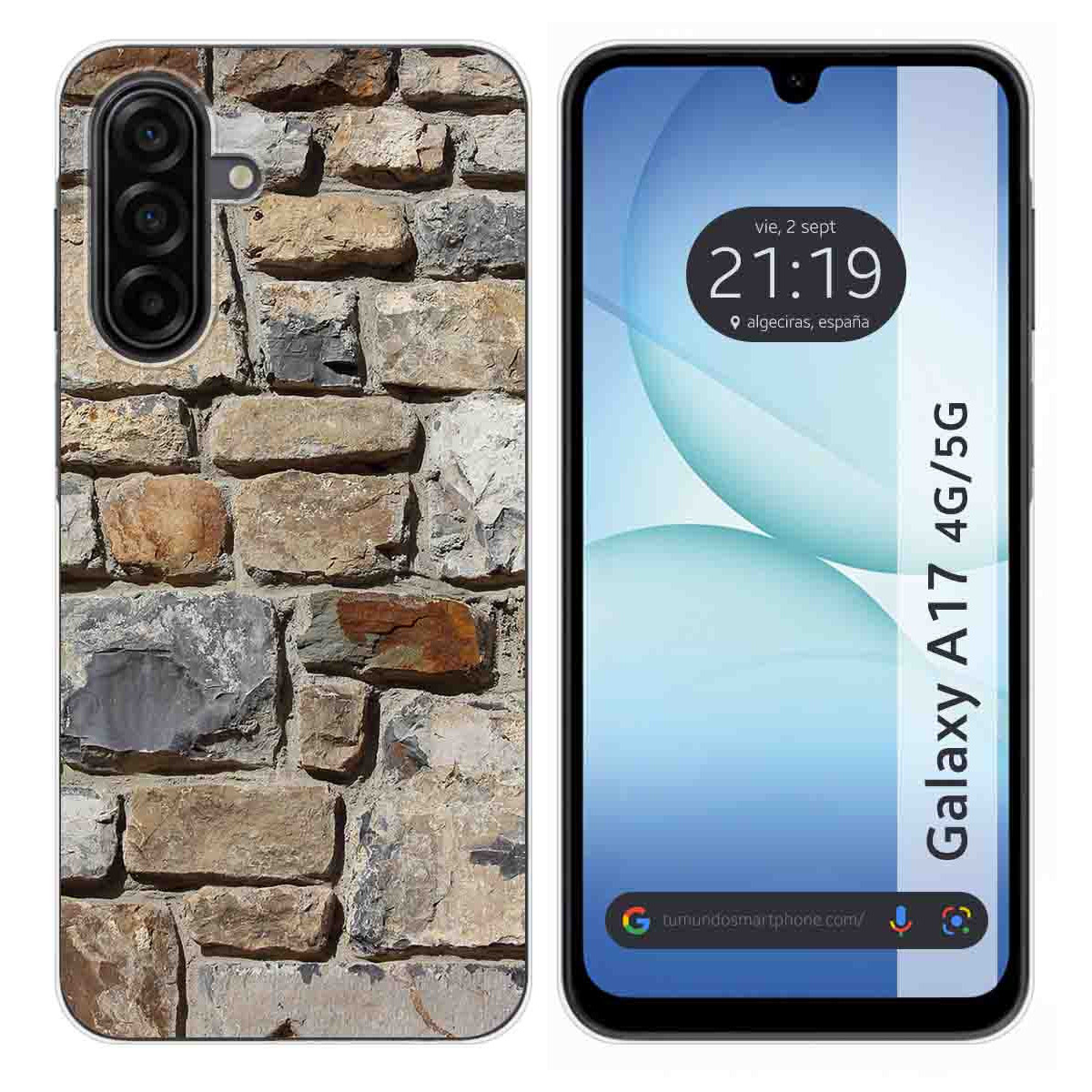 Funda Silicona para Samsung Galaxy A17 4G / 5G diseño Ladrillo 03 Dibujos
