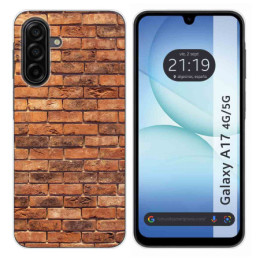 Funda Silicona para Samsung Galaxy A17 4G / 5G diseño Ladrillo 04 Dibujos