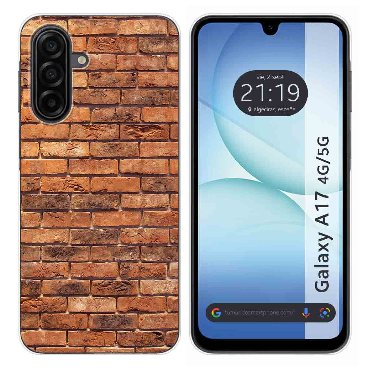 Funda Silicona para Samsung Galaxy A17 4G / 5G diseño Ladrillo 04 Dibujos