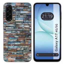 Funda Silicona para Samsung Galaxy A17 4G / 5G diseño Ladrillo 05 Dibujos