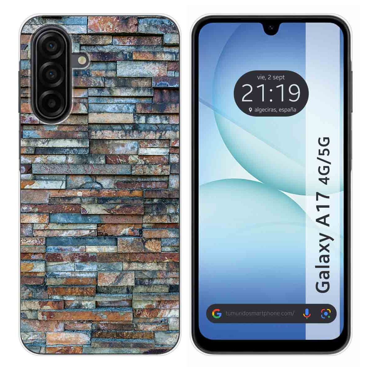 Funda Silicona para Samsung Galaxy A17 4G / 5G diseño Ladrillo 05 Dibujos