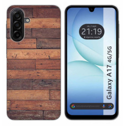 Funda Silicona para Samsung Galaxy A17 4G / 5G diseño Madera 03 Dibujos