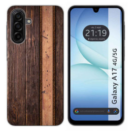 Funda Silicona para Samsung Galaxy A17 4G / 5G diseño Madera 05 Dibujos