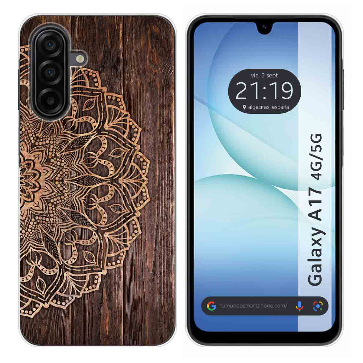 Funda Silicona para Samsung Galaxy A17 4G / 5G diseño Madera 06 Dibujos