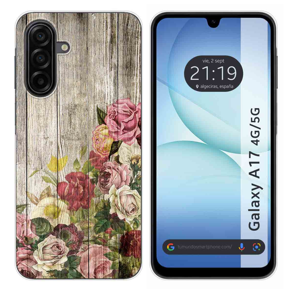Funda Silicona para Samsung Galaxy A17 4G / 5G diseño Madera 08 Dibujos