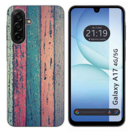 Funda Silicona para Samsung Galaxy A17 4G / 5G diseño Madera 10 Dibujos