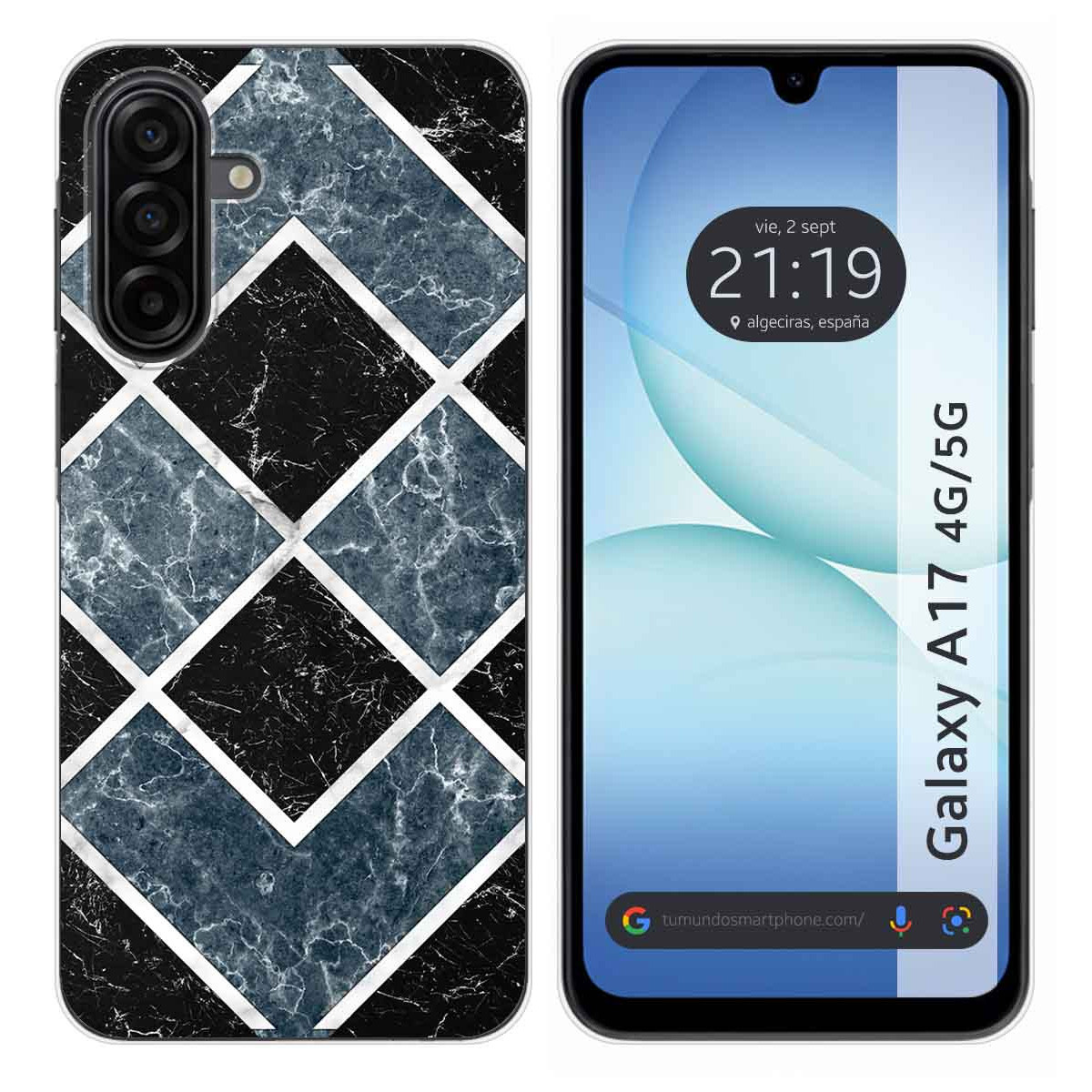 Funda Silicona para Samsung Galaxy A17 4G / 5G diseño Mármol 06 Dibujos