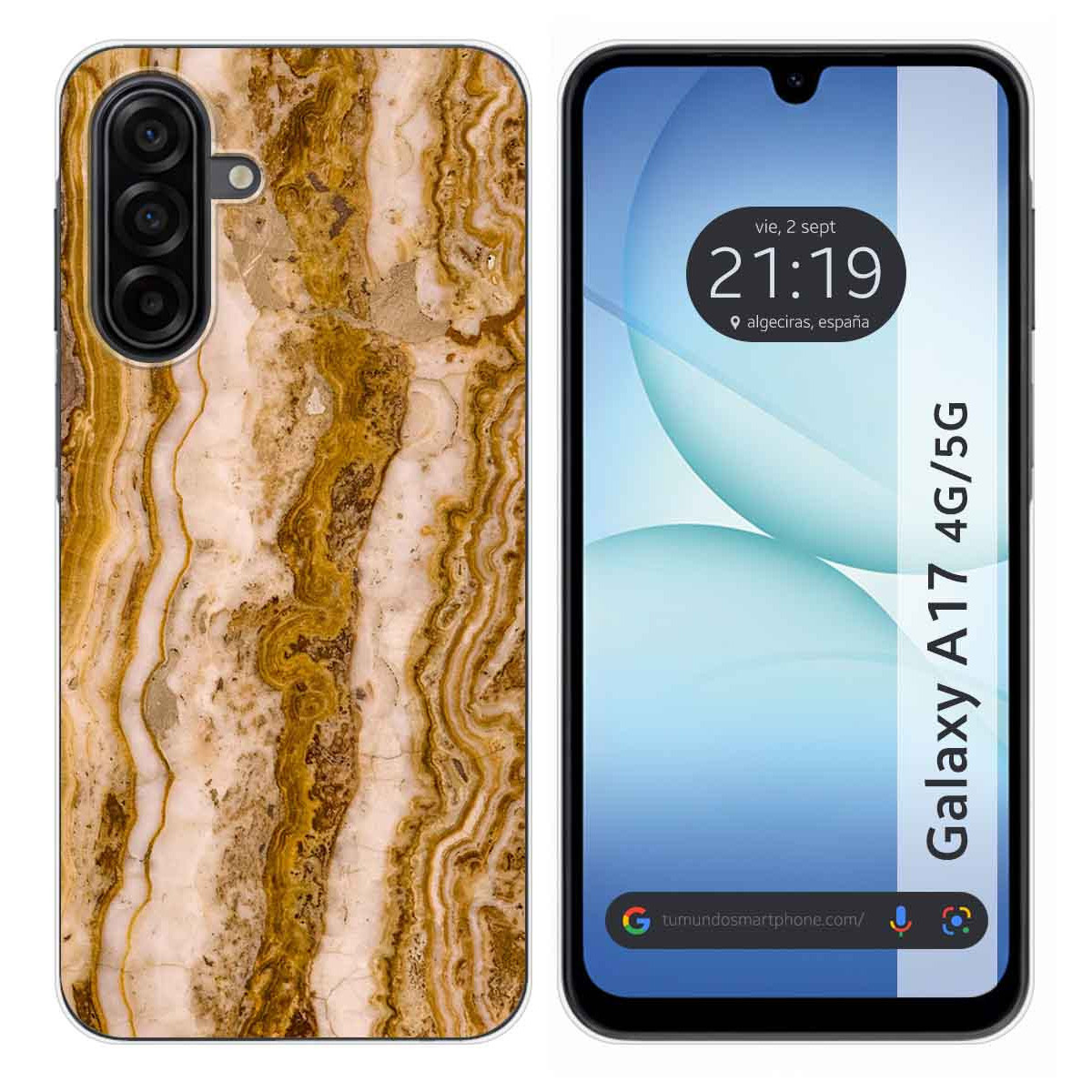 Funda Silicona para Samsung Galaxy A17 4G / 5G diseño Mármol 10 Dibujos