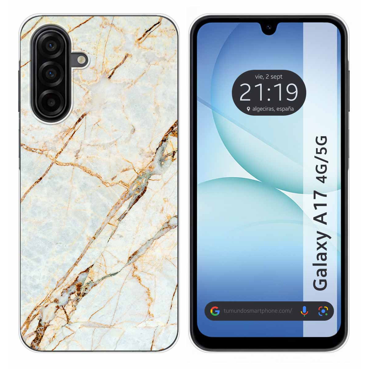 Funda Silicona para Samsung Galaxy A17 4G / 5G diseño Mármol 13 Dibujos