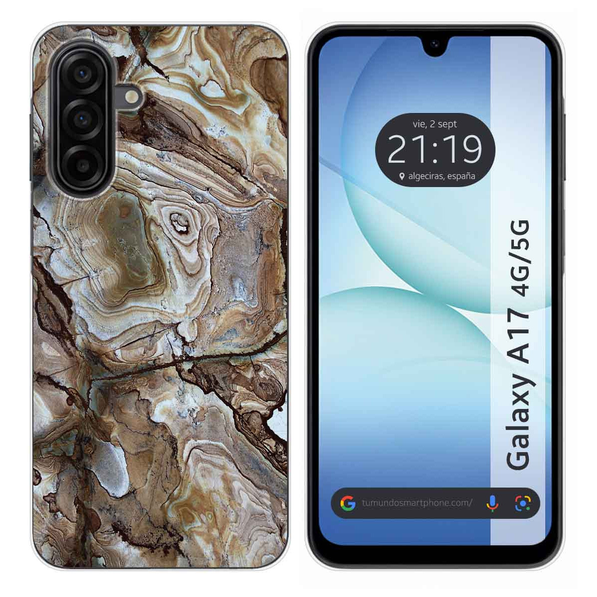 Funda Silicona para Samsung Galaxy A17 4G / 5G diseño Mármol 14 Dibujos