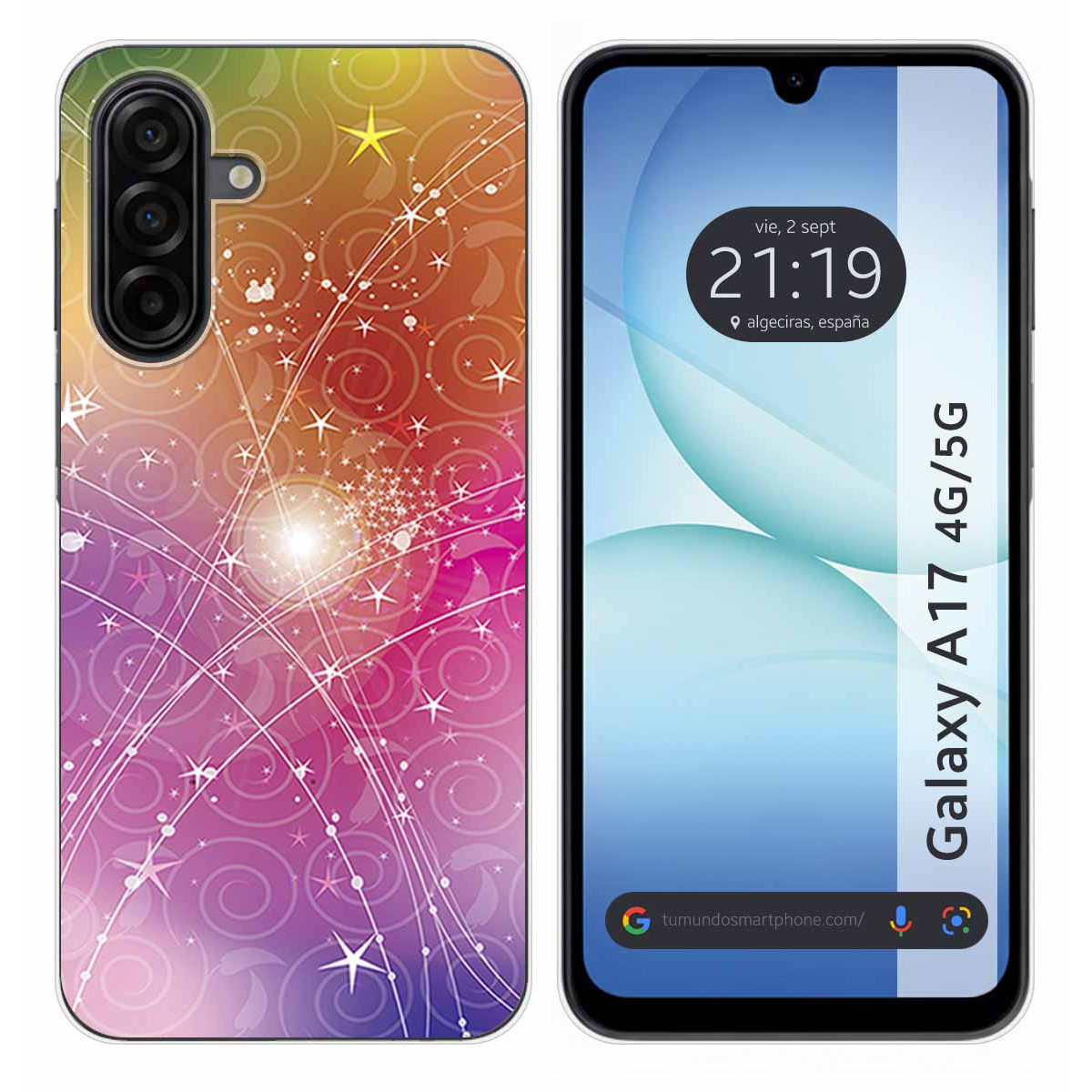 Funda Silicona para Samsung Galaxy A17 4G / 5G diseño Abstracto Dibujos