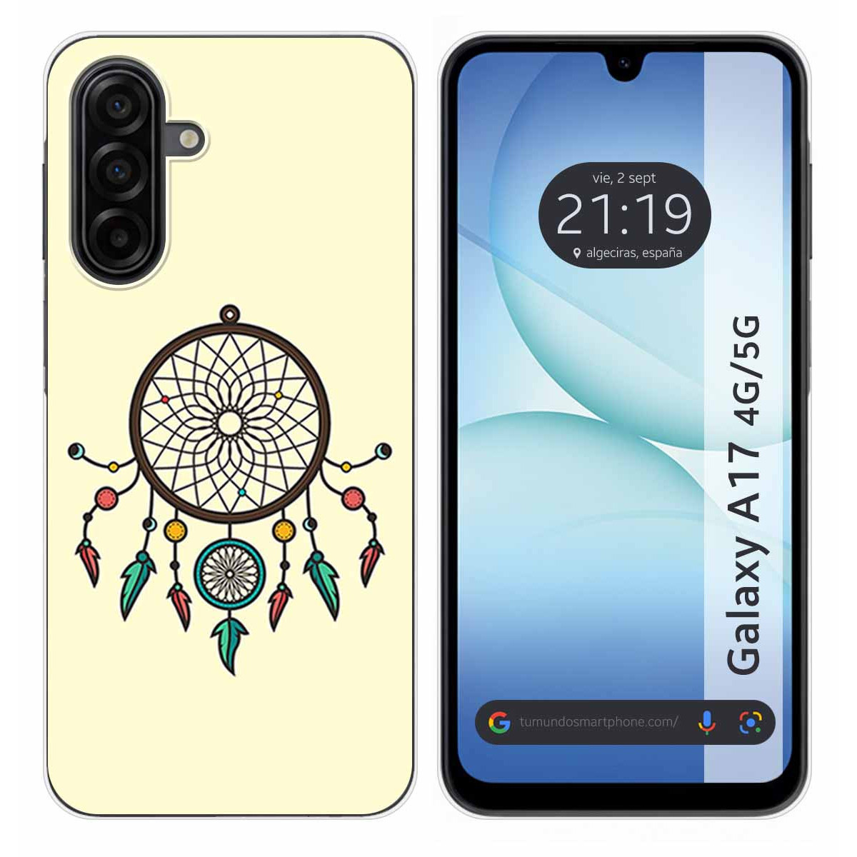 Funda Silicona para Samsung Galaxy A17 4G / 5G diseño Atrapasueños Dibujos
