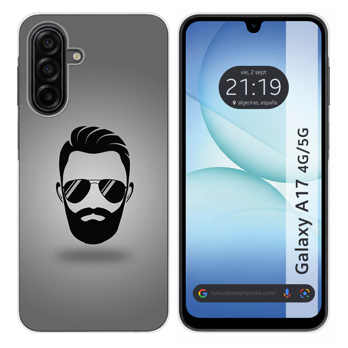Funda Silicona para Samsung Galaxy A17 4G / 5G diseño Barba Dibujos