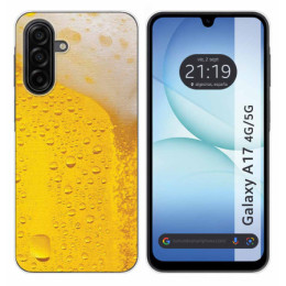 Funda Silicona para Samsung Galaxy A17 4G / 5G diseño Cerveza Dibujos