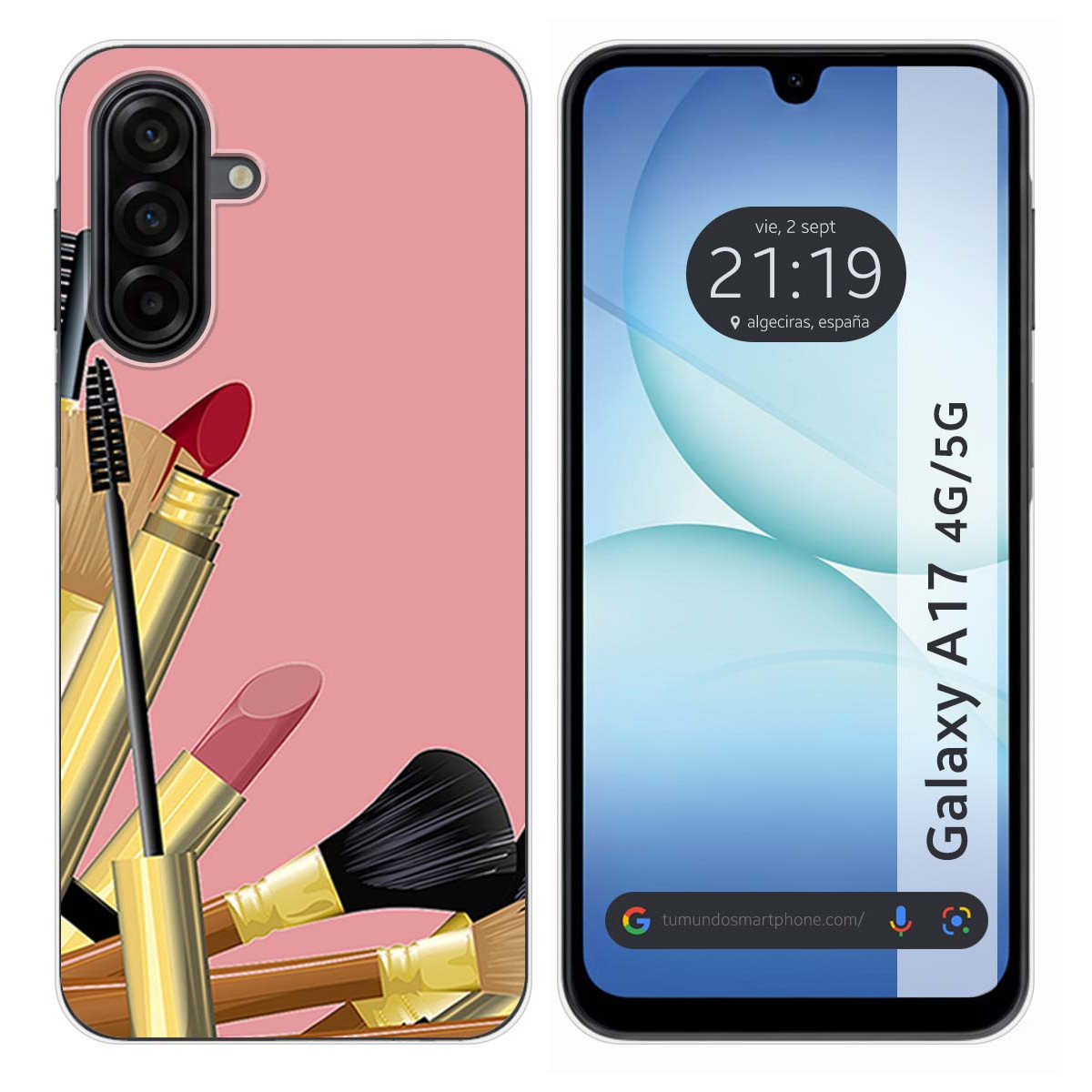 Funda Silicona para Samsung Galaxy A17 4G / 5G diseño Brochas Dibujos